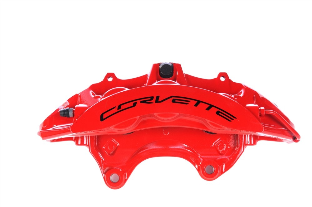 GM Genuine Parts Red Front Driver Side Disc Brake Caliper Assembly