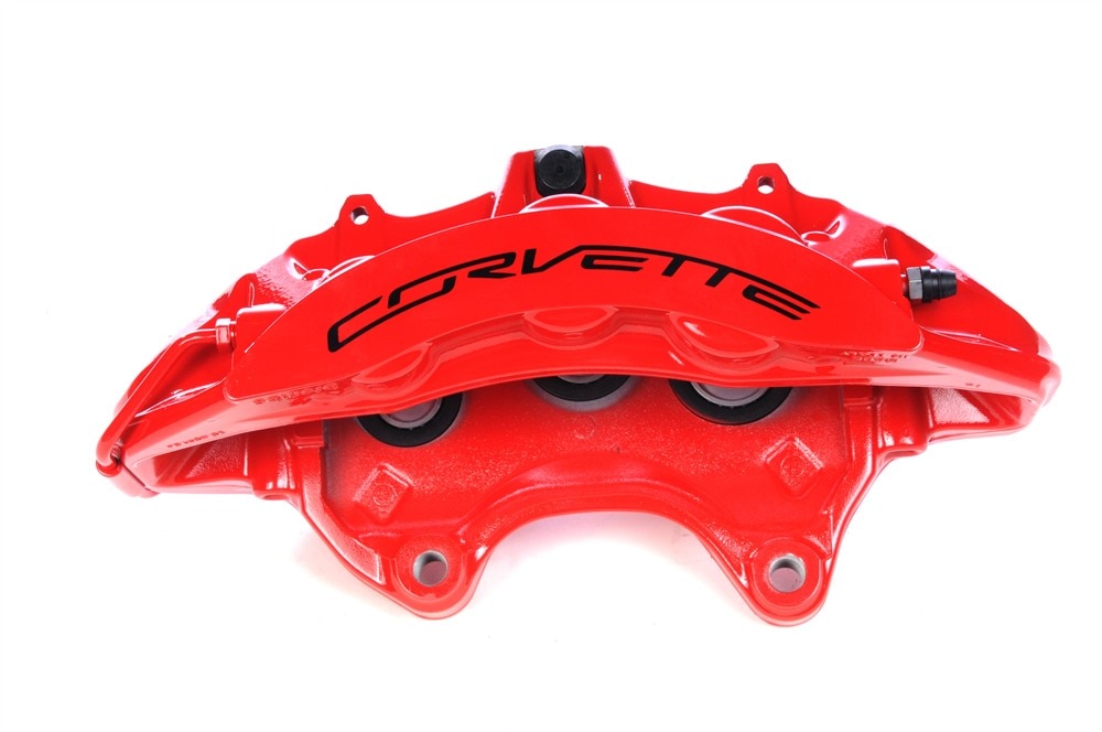 GM Genuine Parts Red Front Passenger Side Disc Brake Caliper Assembly