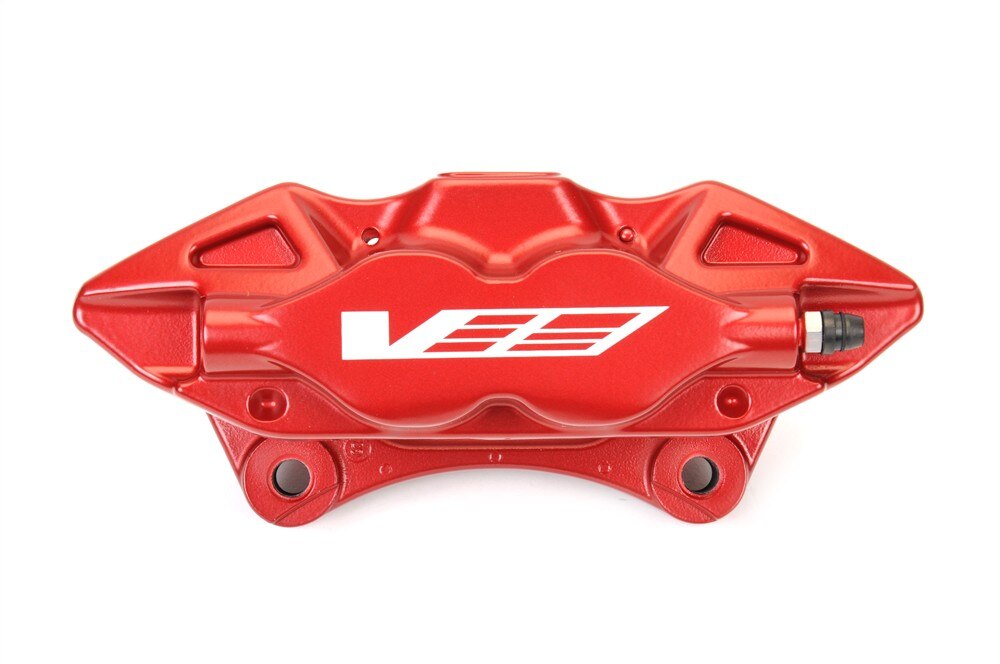 GM Genuine Parts Red Rear Driver Side Disc Brake Caliper Assembly