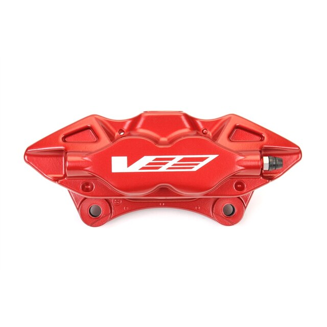 GM Genuine Parts Red Rear Driver Side Disc Brake Caliper Assembly