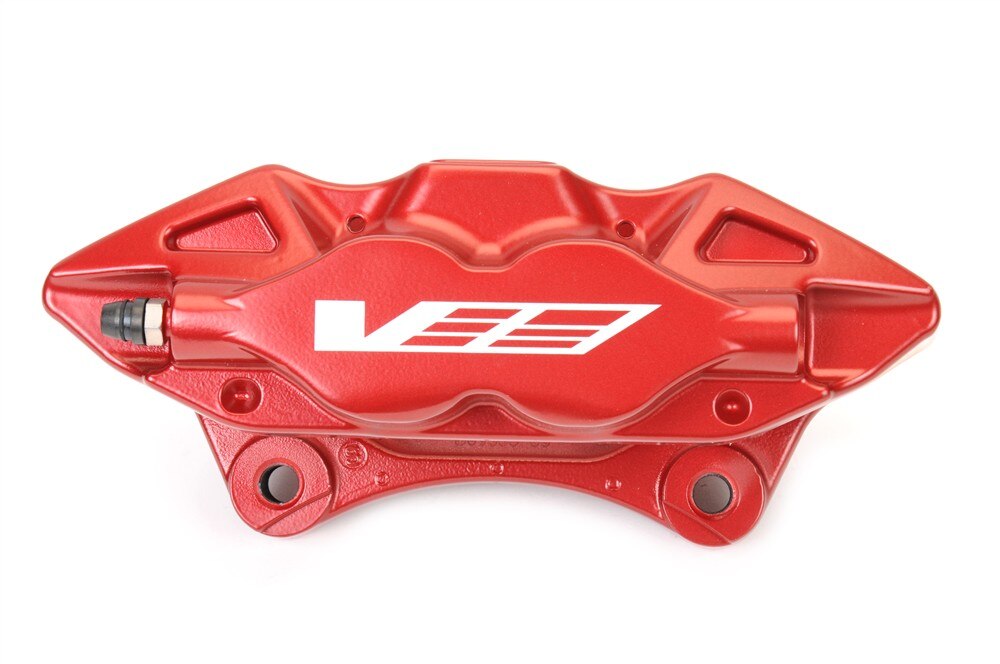 GM Genuine Parts Red Rear Passenger Side Disc Brake Caliper Assembly