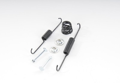 GM Genuine Parts Rear Parking Brake Shoe Return Spring Kit with Springs, Pins, and Retainers