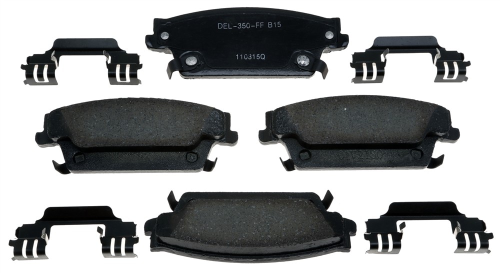 ACDelco Gold Ceramic Rear Disc Brake Pad Set