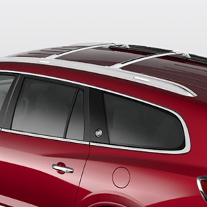 Buick Roof Rack Cross Rails Package in Bright Anodized Aluminum