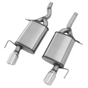 3.6L Cat-Back Dual Exit Exhaust Upgrade System with Polished Tips