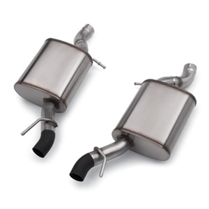 3.6L Cat-Back Dual Exit Exhaust Upgrade System with Black Tips