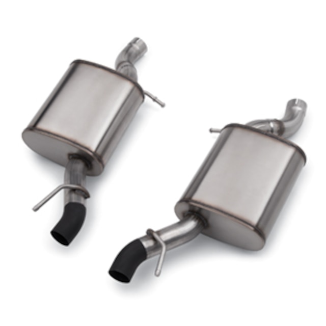 3.6L Cat-Back Dual Exit Exhaust Upgrade System with Black Tips