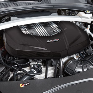 V8 Engine Cover in Carbon Fiber