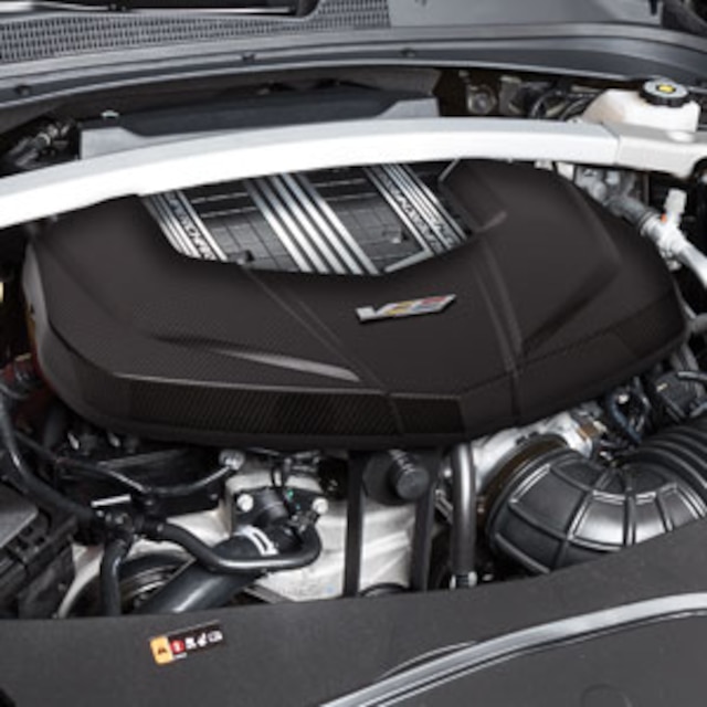 V8 Engine Cover in Carbon Fiber