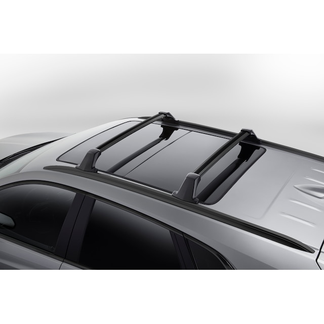 Roof Rack Cross Rail Package in Black