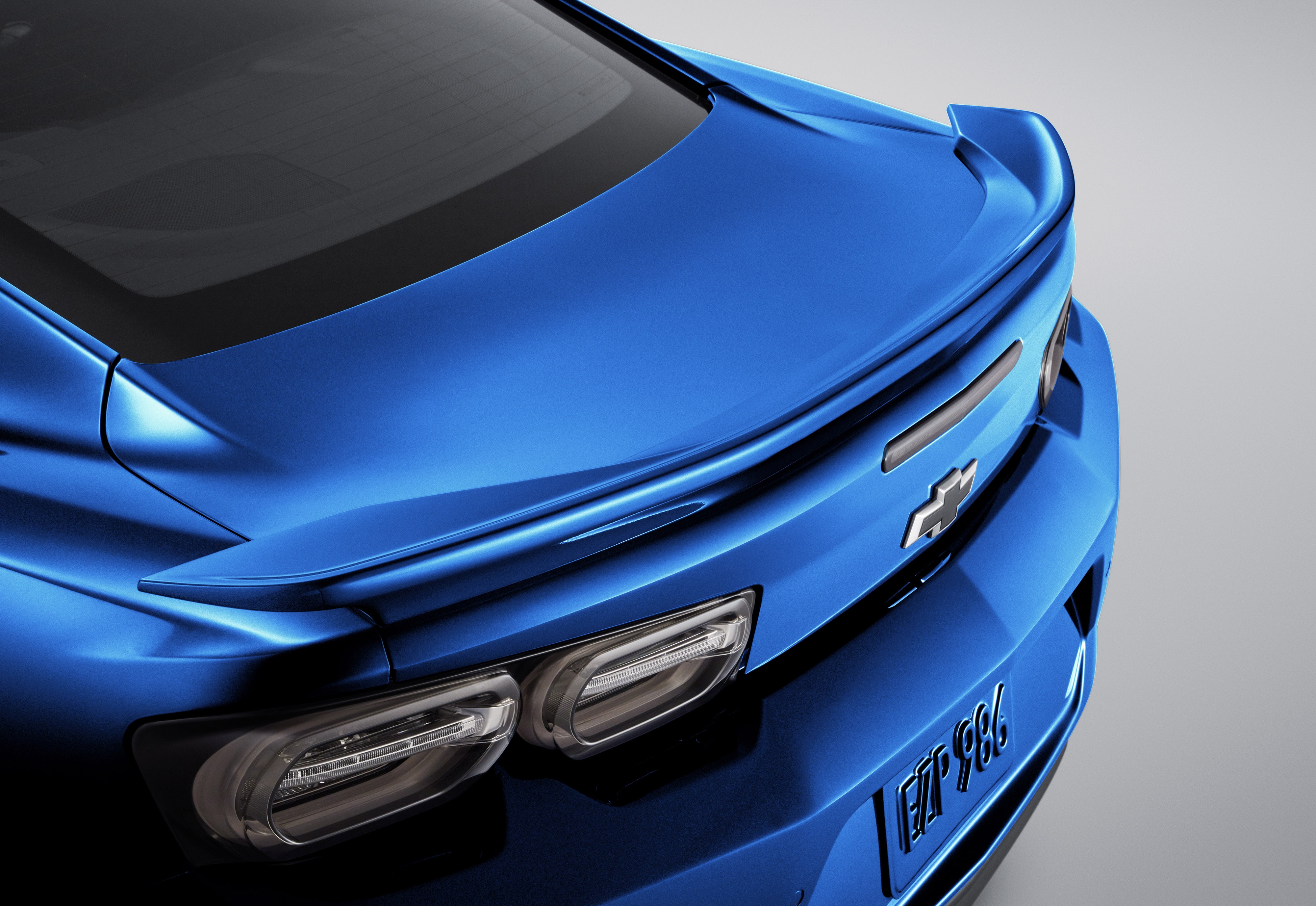 High Wing Spoiler Kit in Hyper Blue Metallic