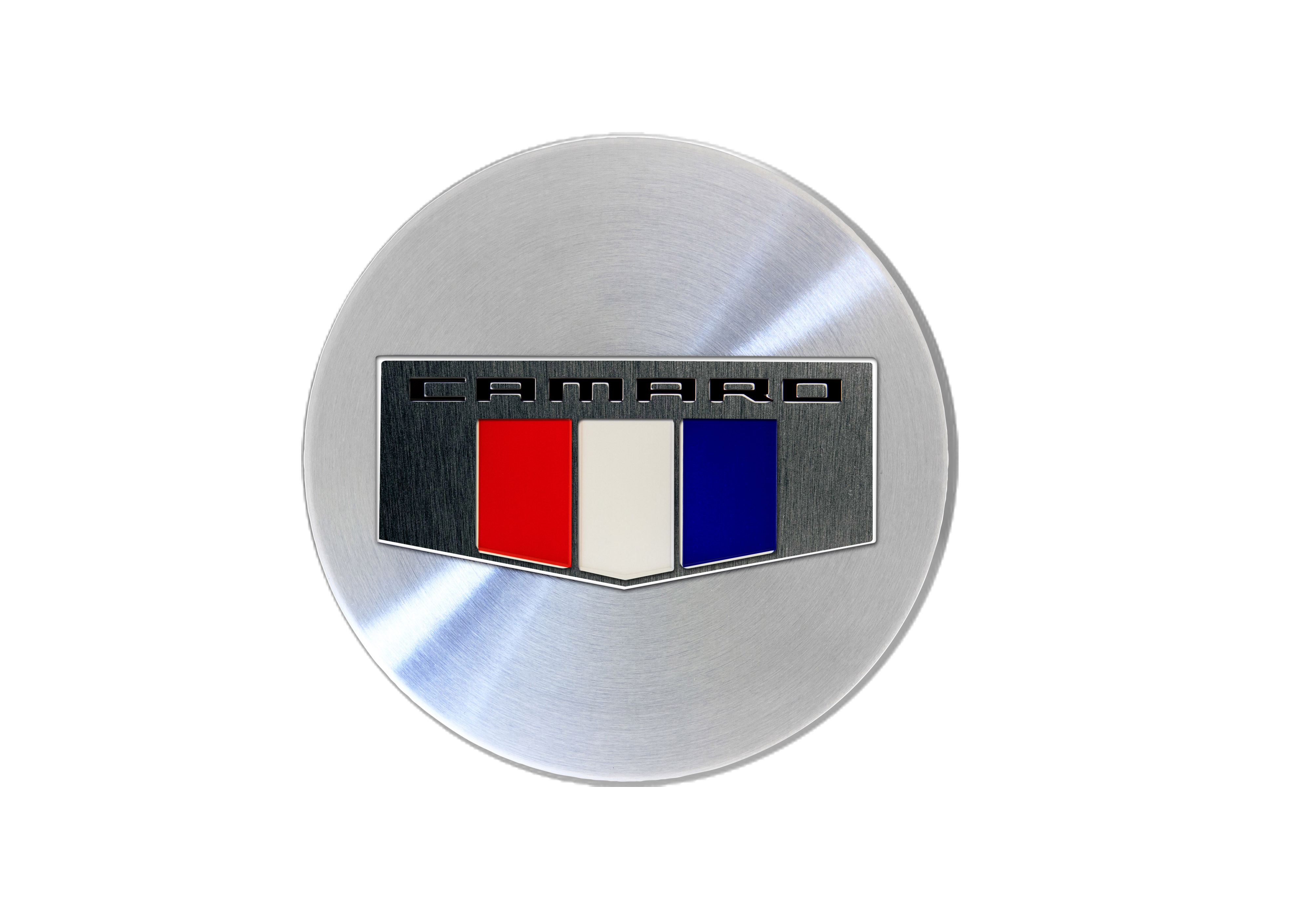 Center Cap in Brushed Aluminum with Camaro Script