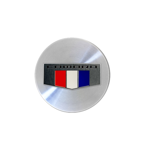 Center Cap in Brushed Aluminum with Camaro Script