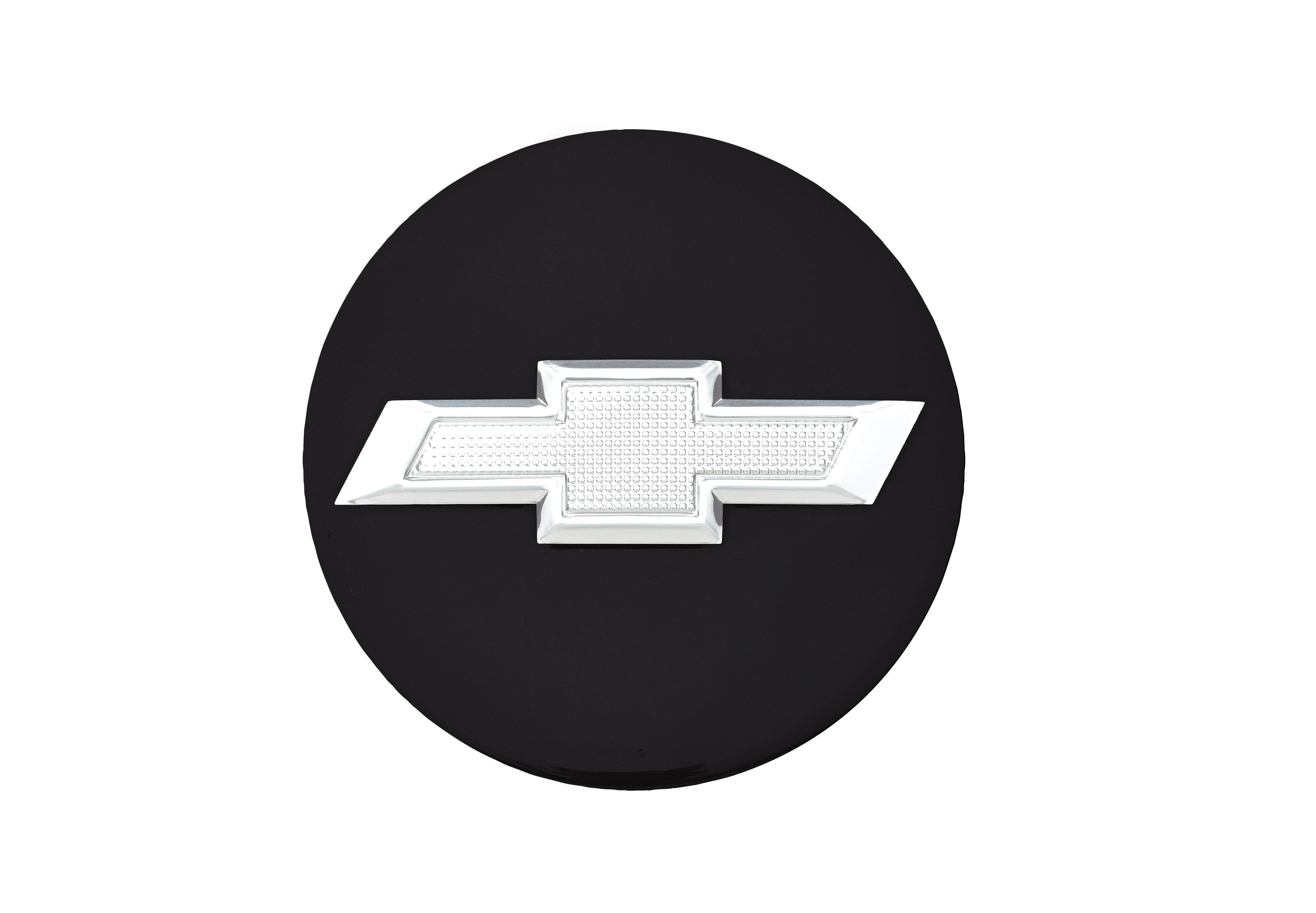 Center Cap in Black with Chrome Bowtie Logo