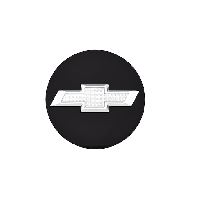 Center Cap in Black with Chrome Bowtie Logo
