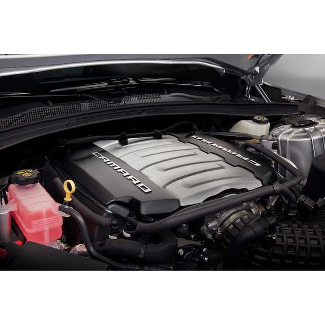 6.2L Engine Cover in Black with Camaro Script