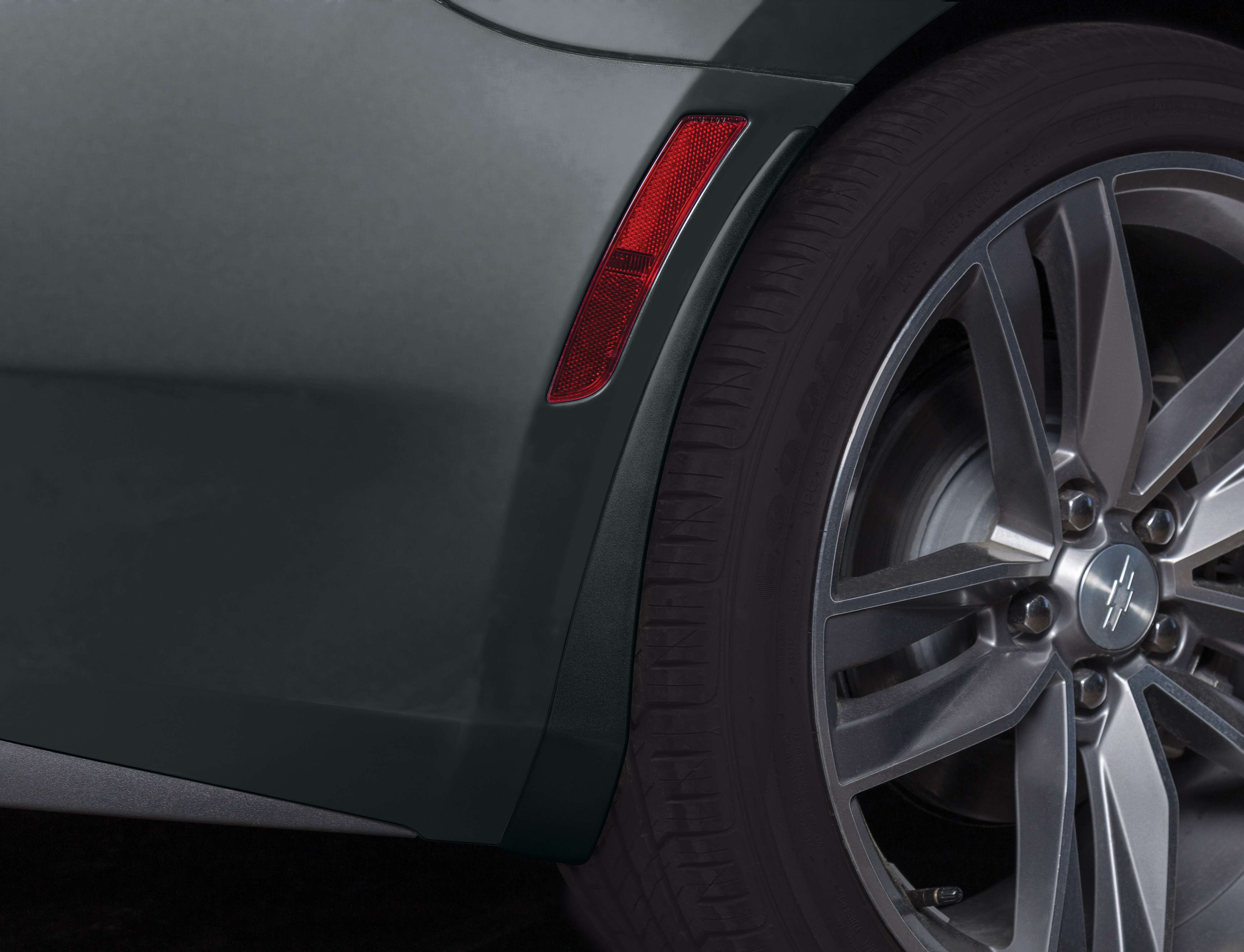 Rear Molded Splash Guards in Blue Velvet Metallic