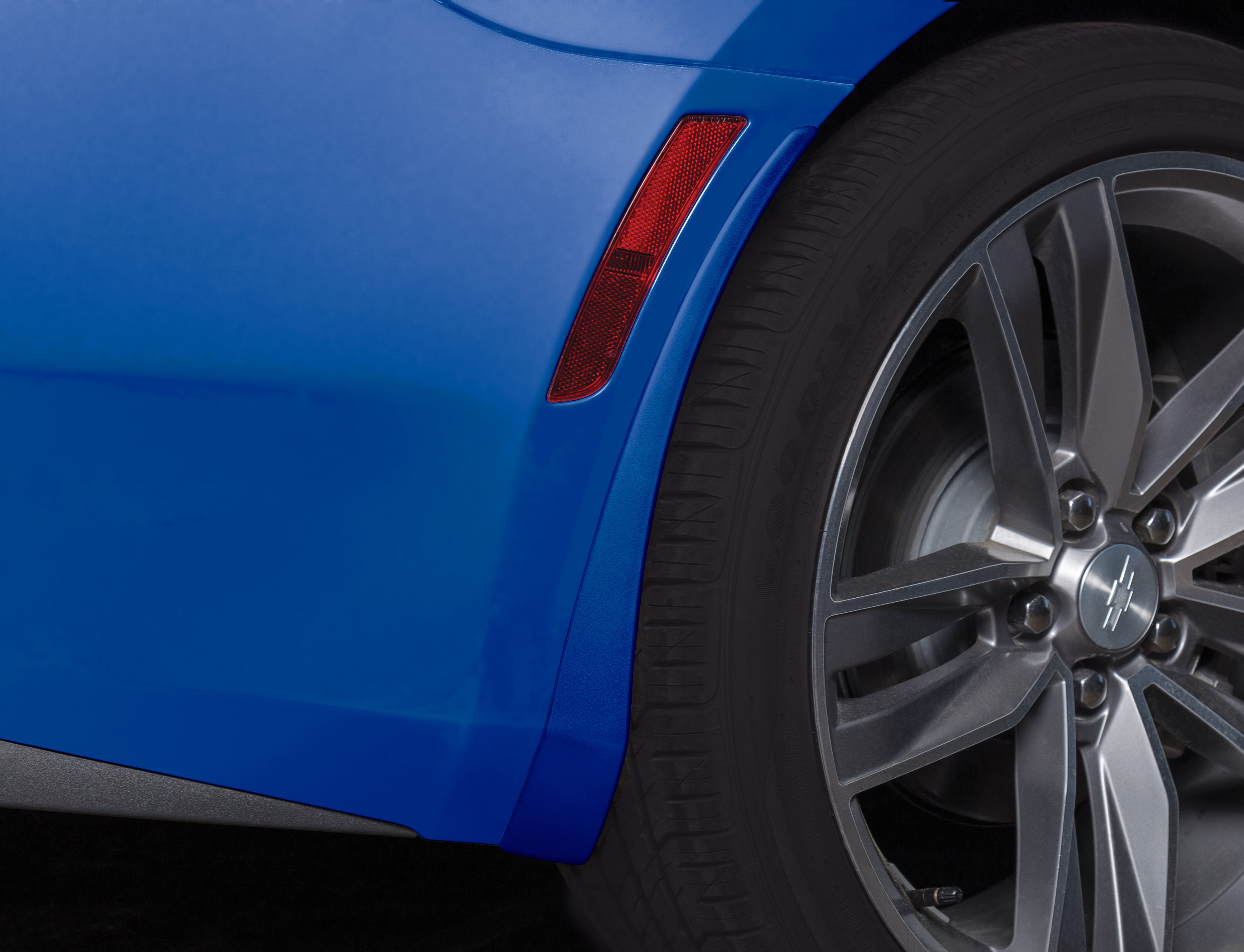 Rear Splash Guards in Hyper Blue Metallic