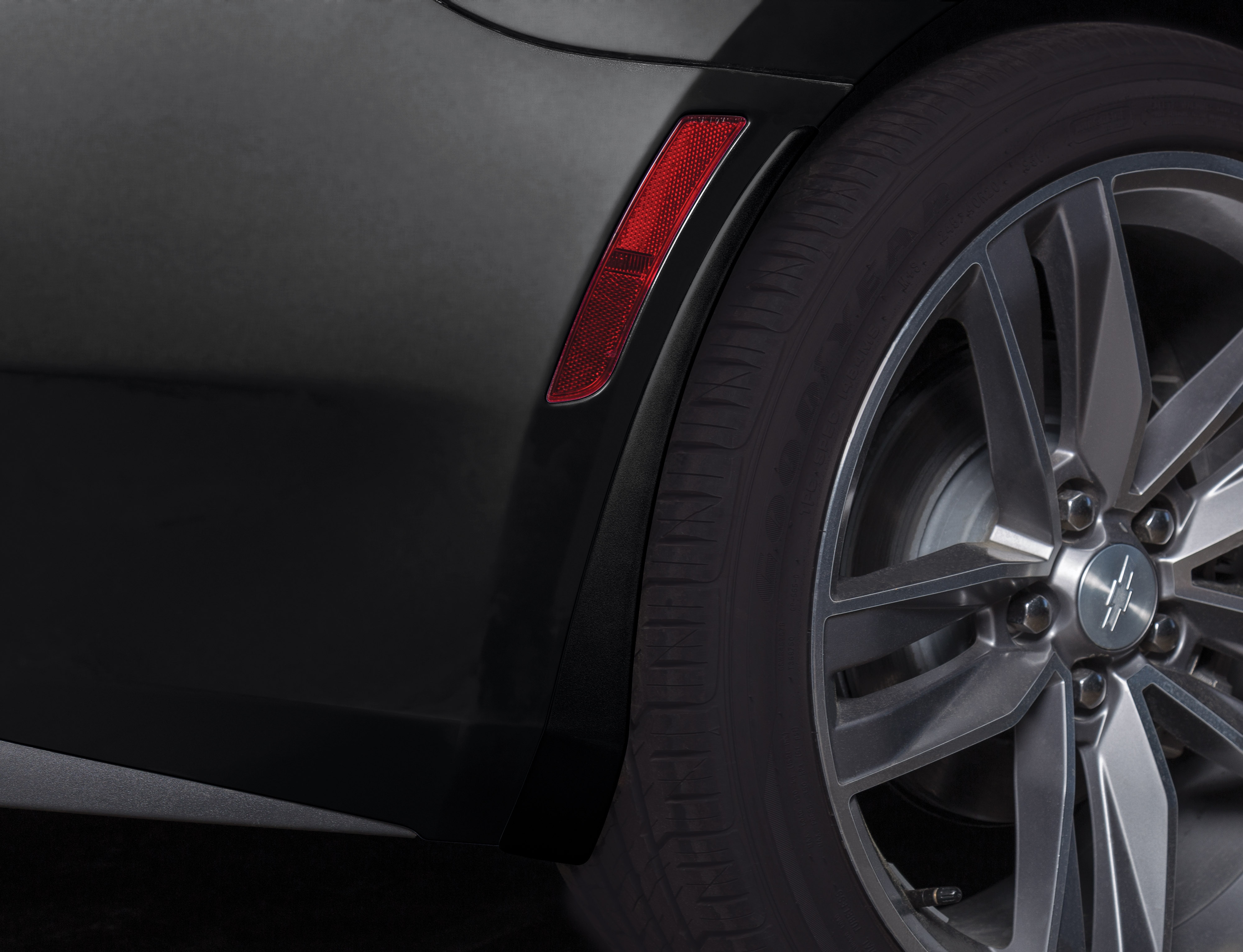 Rear Splash Guards in Black