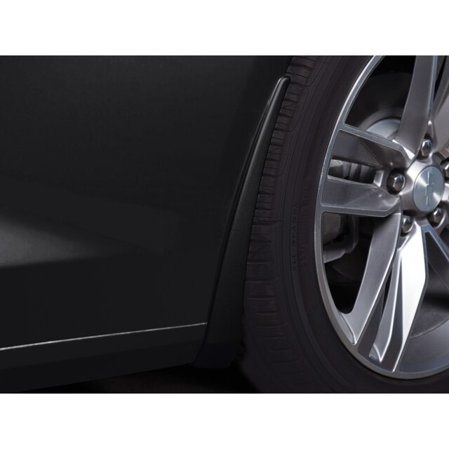 Front Splash Guards in Mosaic Black Metallic