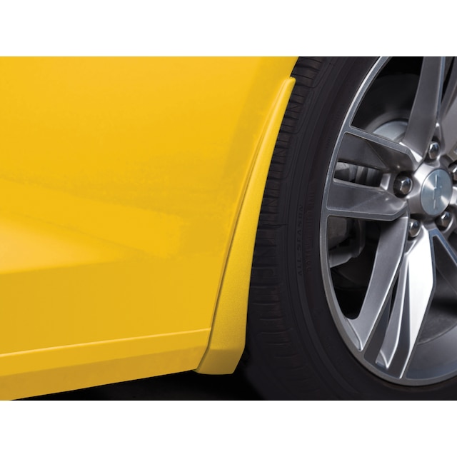 Front Splash Guards in Bright Yellow
