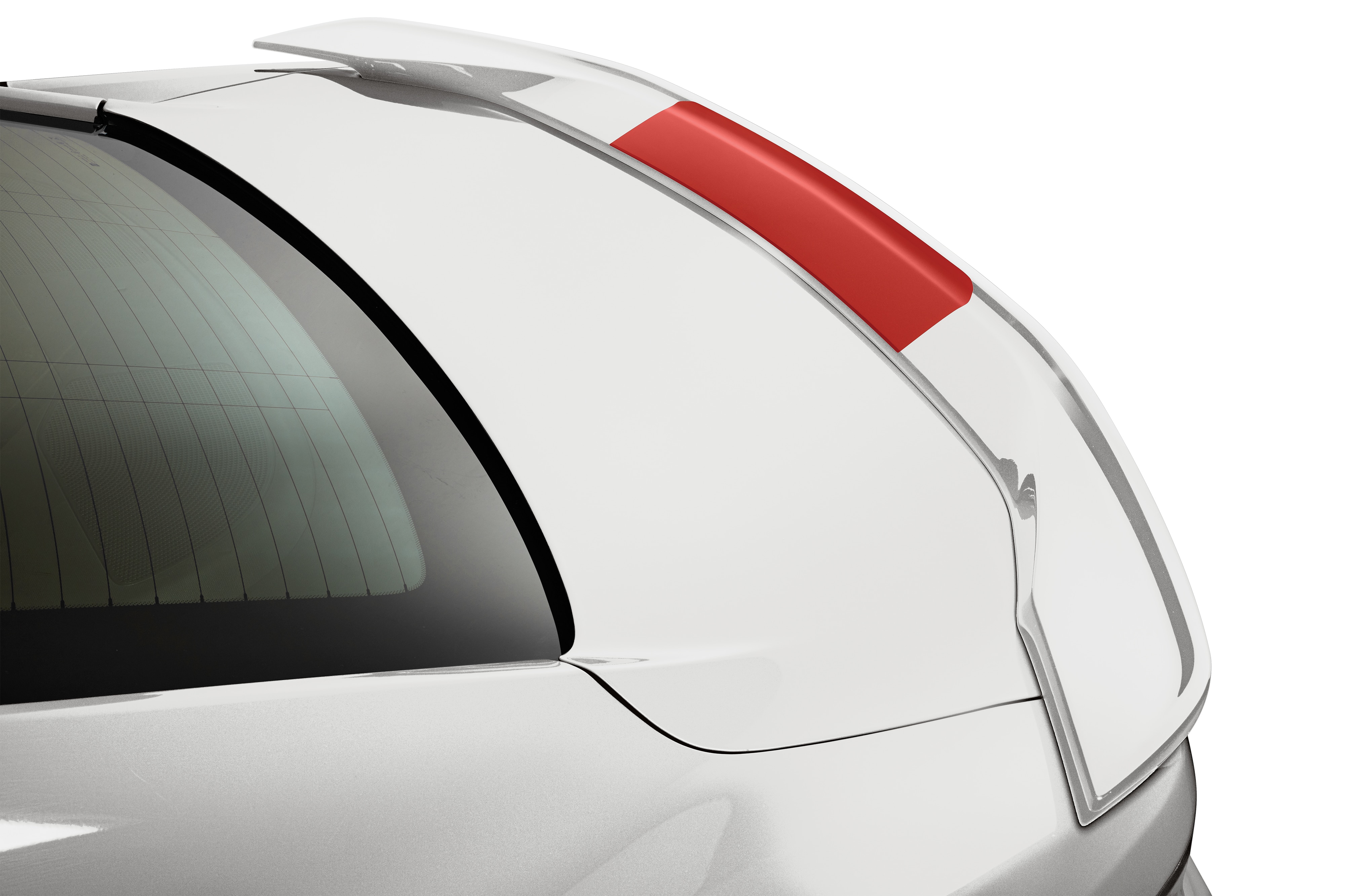 High-Wing Spoiler Center Decal Package in Red