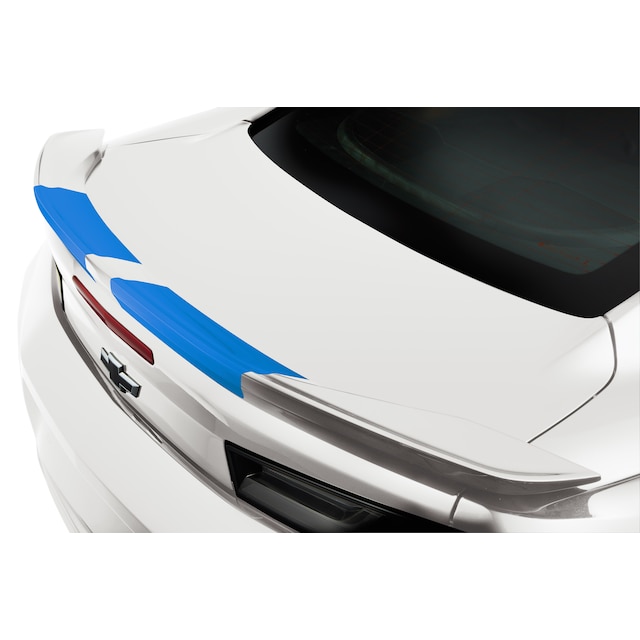 High-Wing Spoiler Rally Stripe Decal Package in Blue