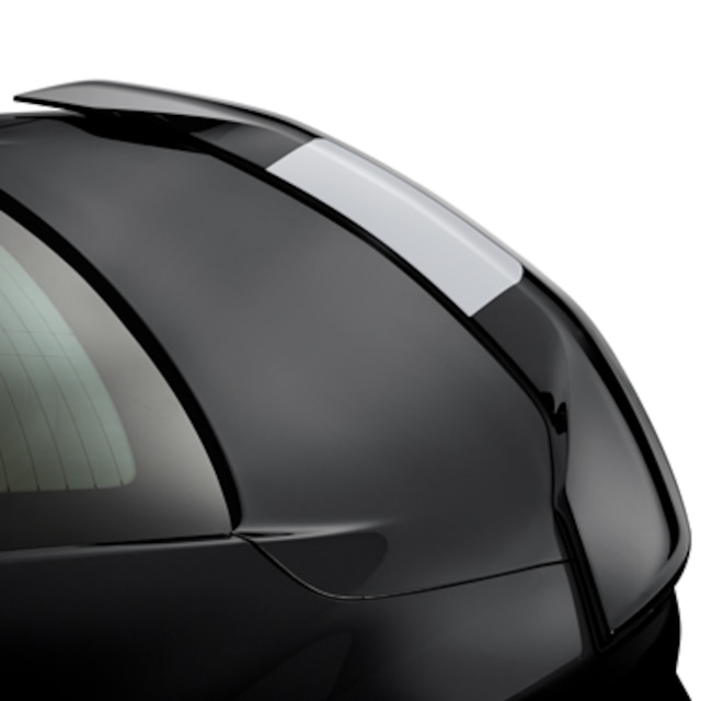 High Wing Spoiler Center Stripe Decal Package in Silver Ice Metallic