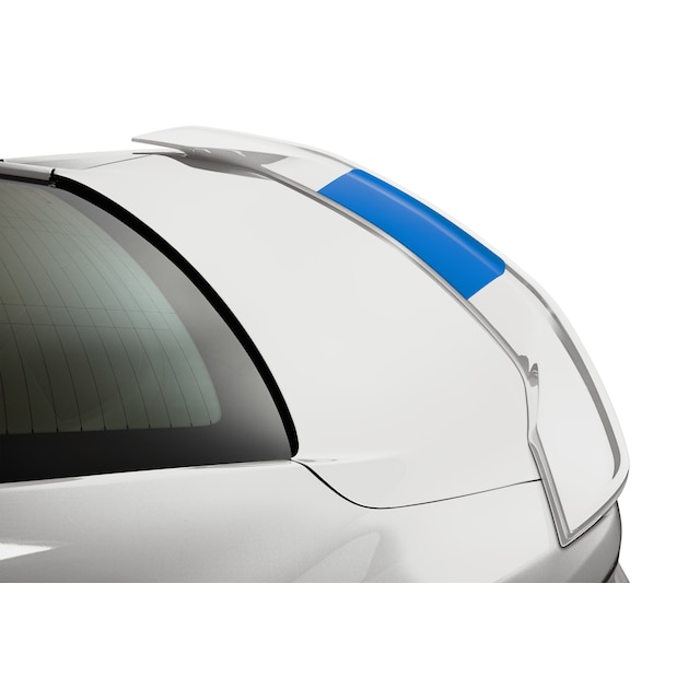 High-Wing Spoiler Center Decal Package in Hyper Blue Metallic