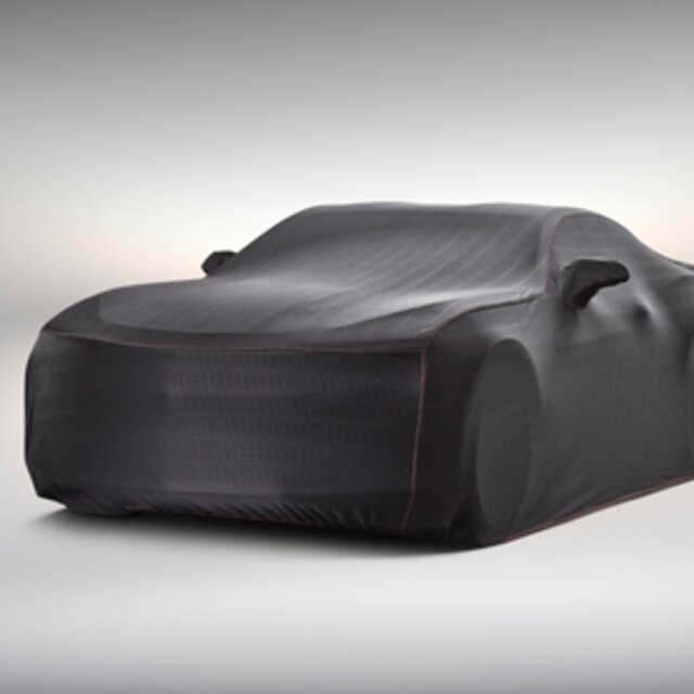 Premium Indoor Car Cover in Black with Embossed 50th Anniversary Logos