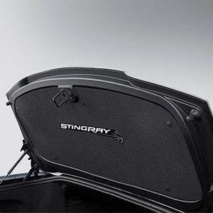 Decklid Liner in Black with Stingray Logo