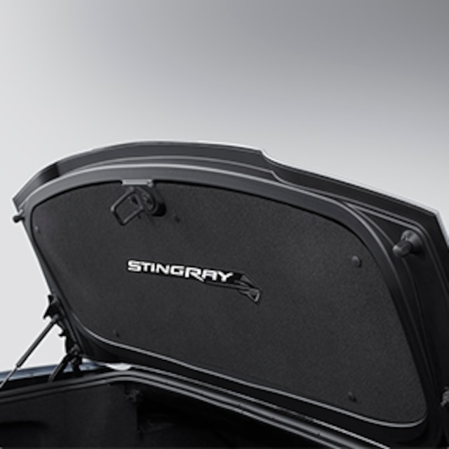 Decklid Liner in Black with Stingray Logo