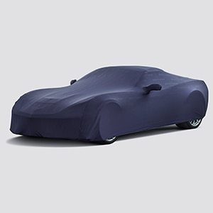 Premium Indoor Car Cover in Blue with Embossed Grand Sport Logos