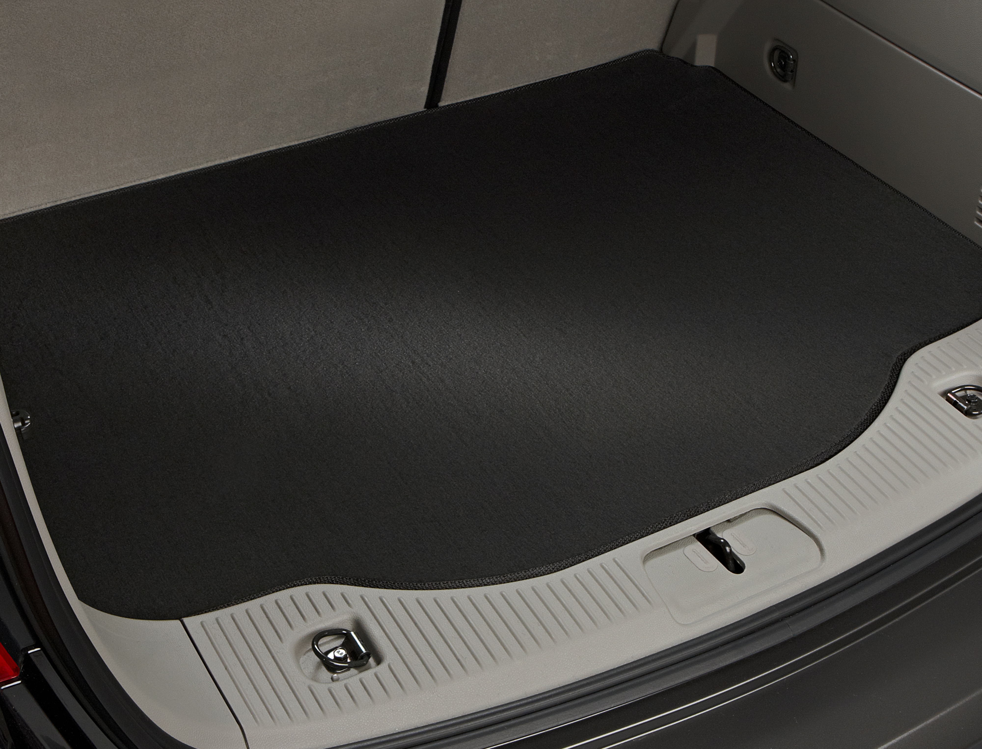 Premium Carpeted Cargo Area Mat in Jet Black with Cruze Script (for Hatchback Models)