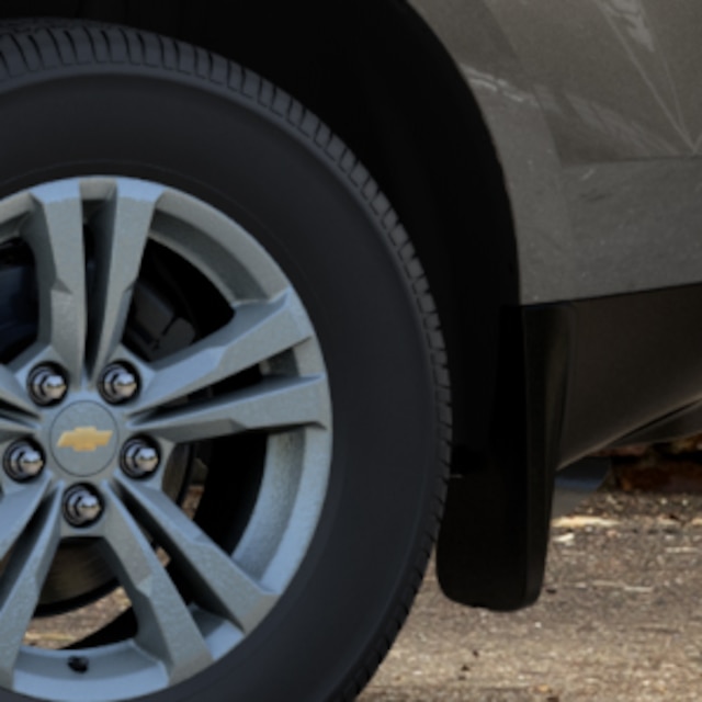 Rear Splash Guards in Nightfall Gray Metallic with Bowtie Logo