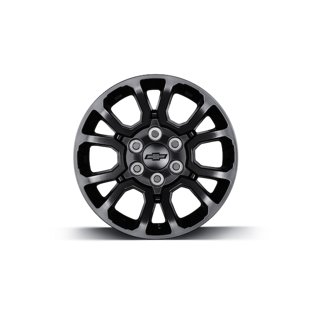 18x8.5-Inch Aluminum 6-Split-Spoke Wheel in Low Gloss Black