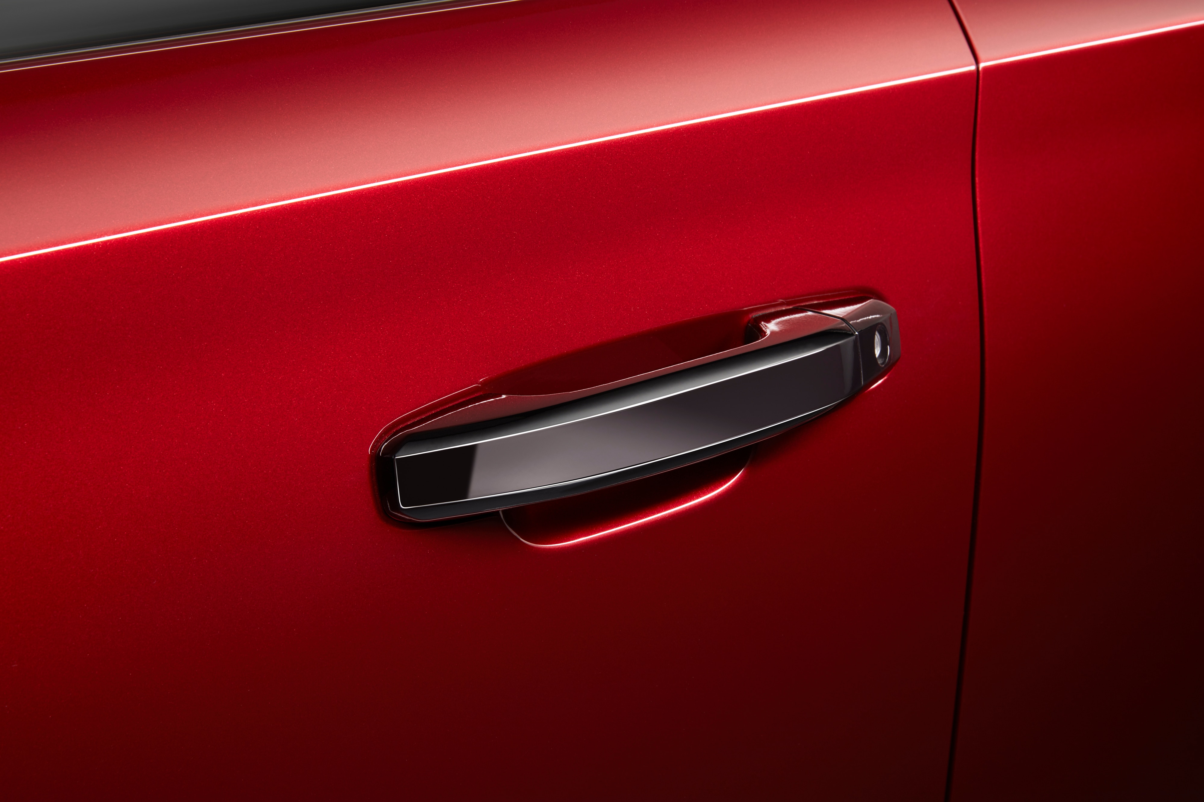 Front and Rear Door Handles in Black