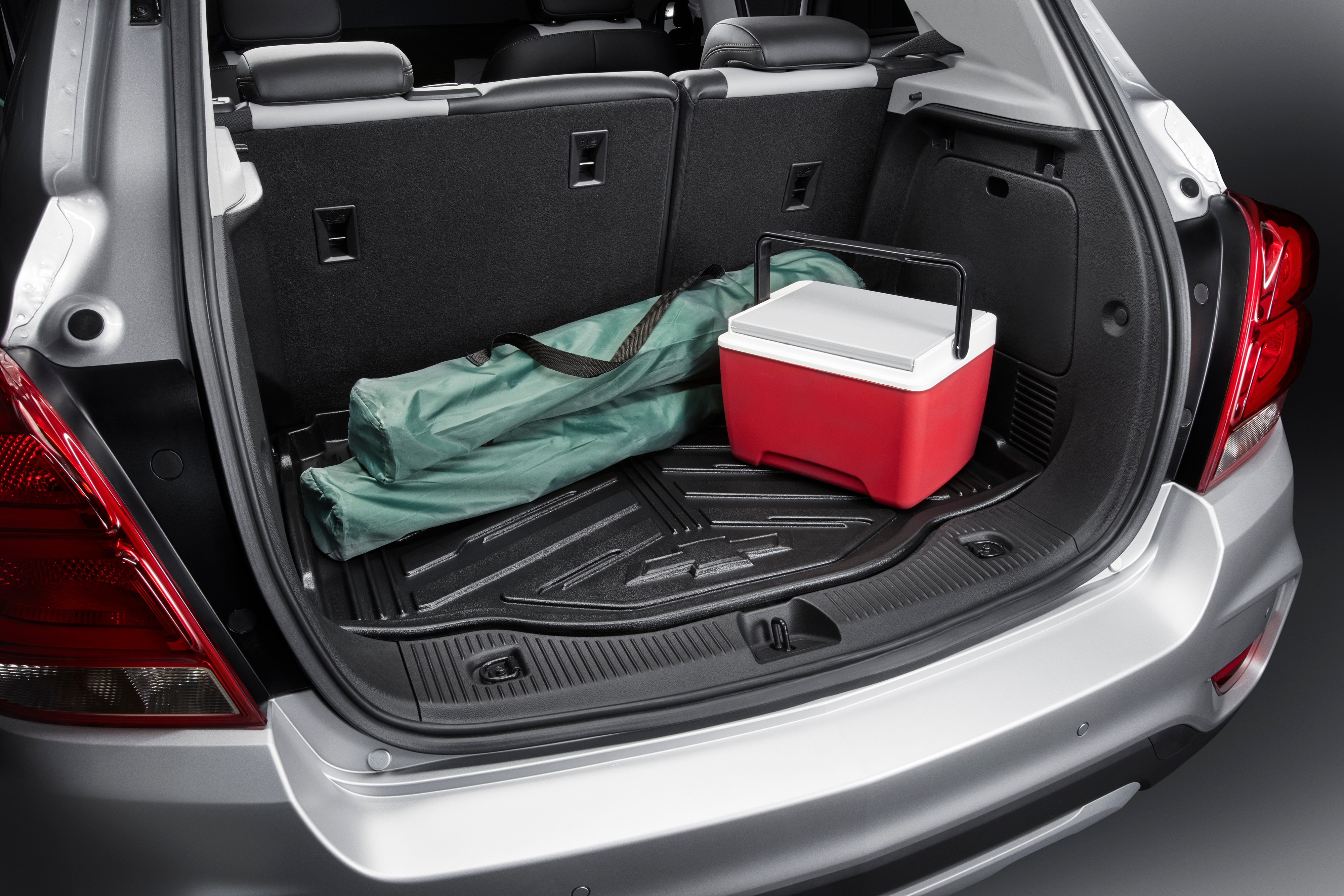 Premium All-Weather Cargo Area Tray in Jet Black with Bowtie Logo