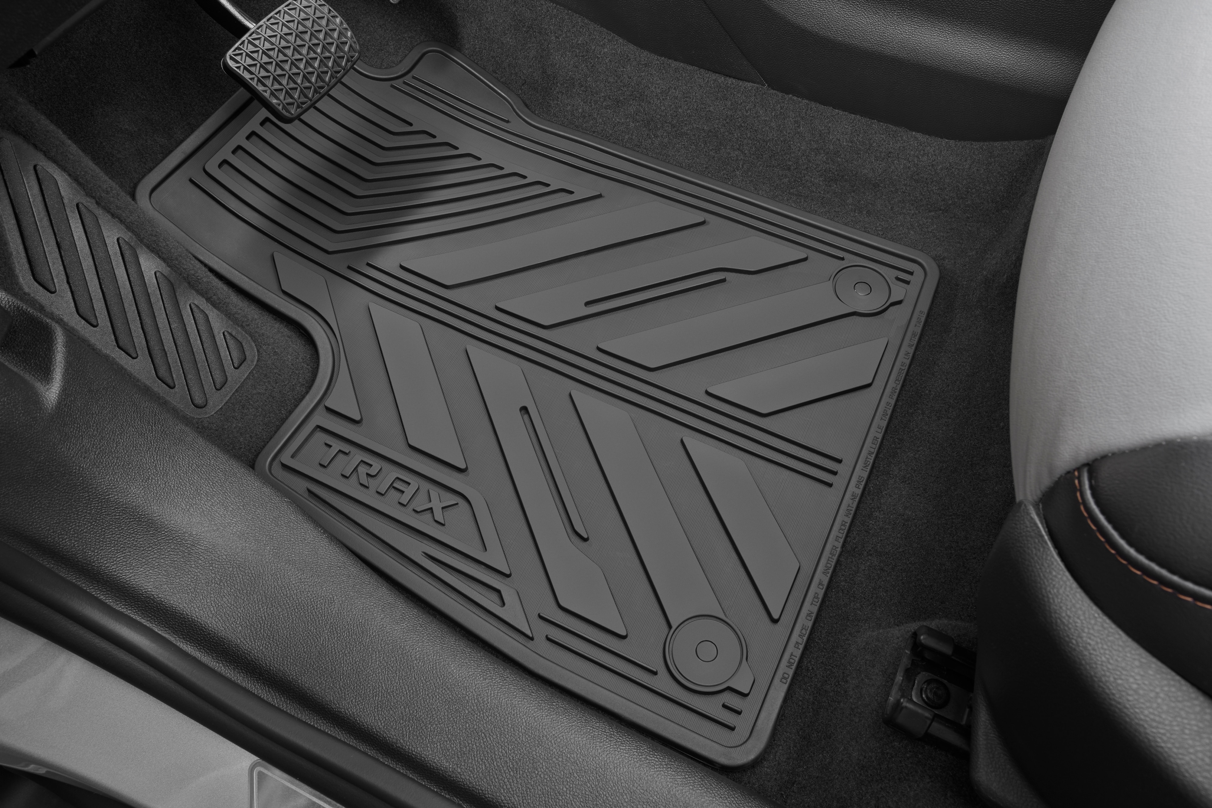 First- and Second-Row All-Weather Floor Mats in Jet Black