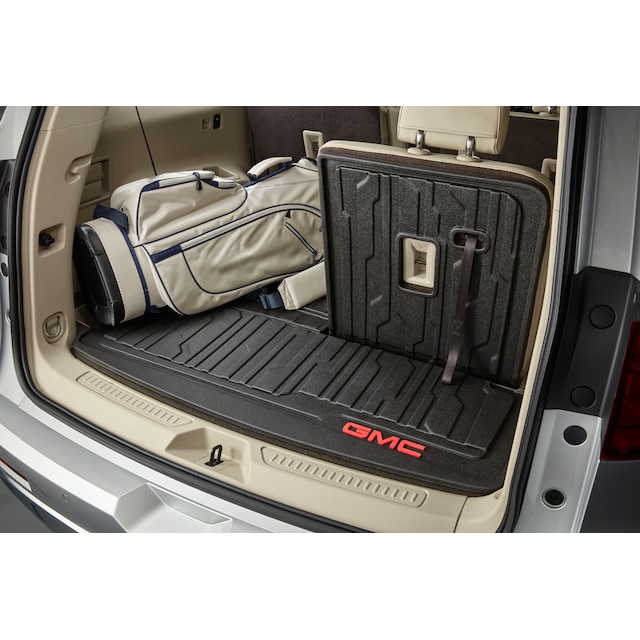 Integrated Cargo Liner in Jet Black with GMC Logo