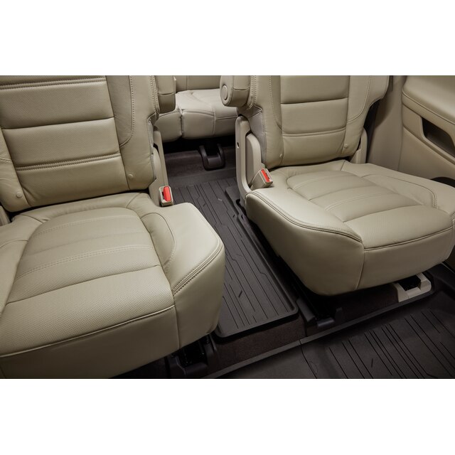 Third-Row One-Piece Premium All-Weather Floor Liner in Cocoa (for Models with Second-Row Captain's Chairs)