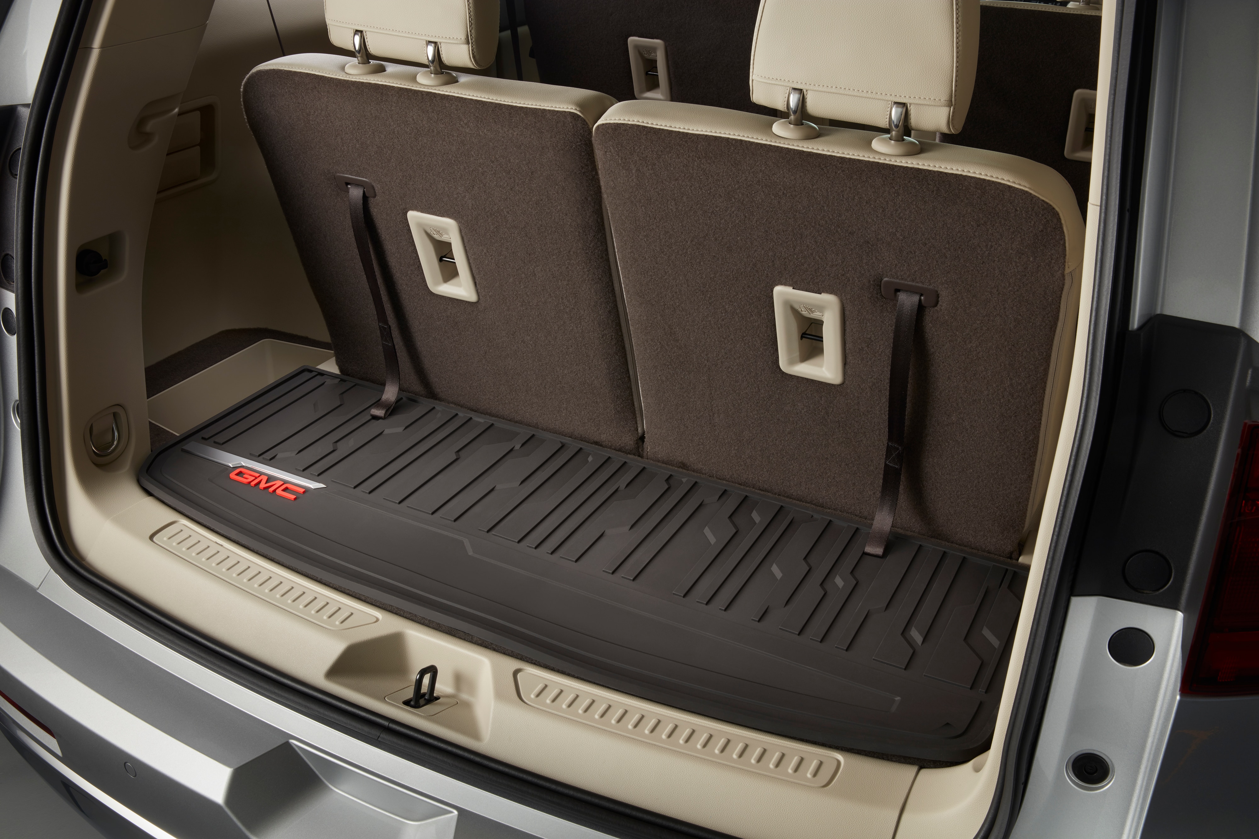 Premium All-Weather Cargo Area Mat in Jet Black with GMC Logo