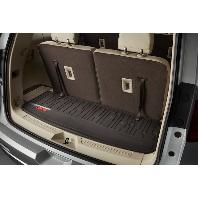 Premium All-Weather Cargo Area Mat in Jet Black with GMC Logo