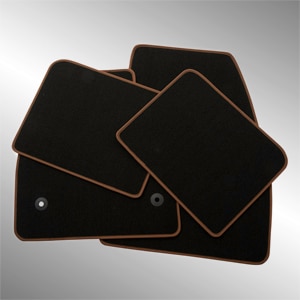 Front and Rear Premium Carpeted Floor Mats in Jet Black for All-Terrain Models