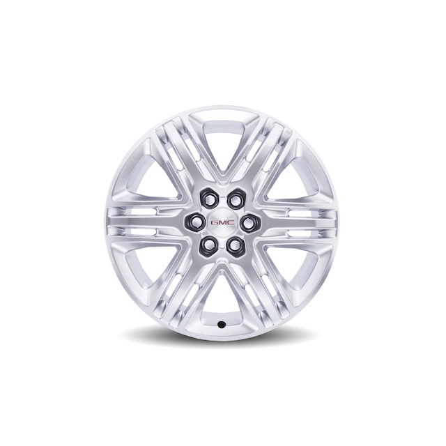 20x8-Inch Aluminum 6-Split-Spoke Wheel in Sterling Silver
