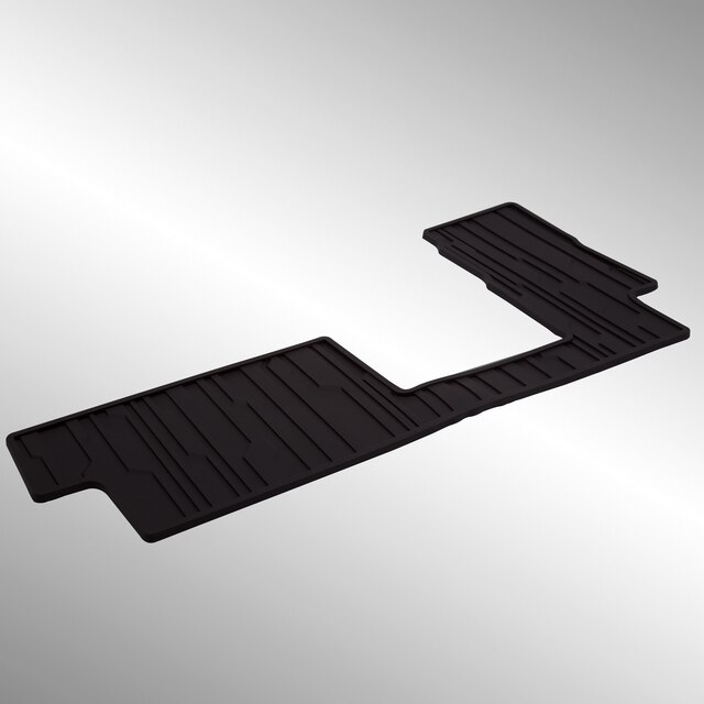 Third-Row One-Piece Premium All-Weather Floor Mat in Jet Black (for Models with Second-Row Bench Seat)