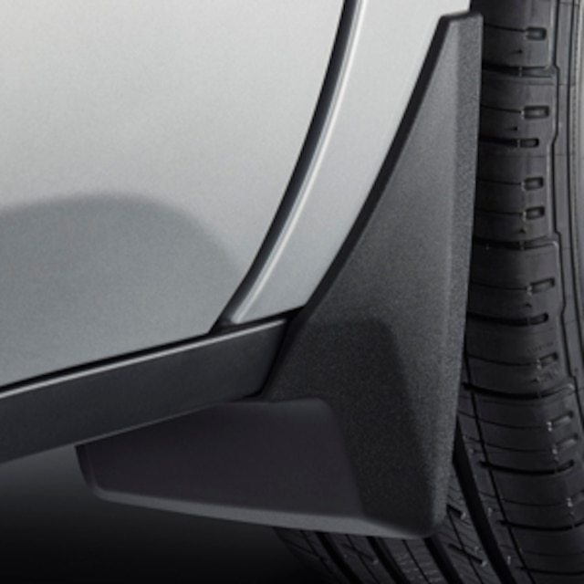 Front Splash Guards Molded in Black