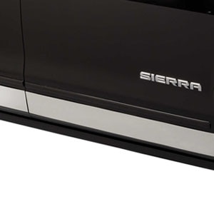 Double Cab Rocker Panel Molding Set in Stainless Steel by Putco® - Associated Accessories
