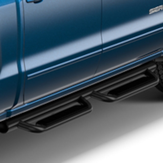 Crew Cab 3-Inch Off-Road Assist Steps in Black