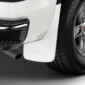 Rear Molded Splash Guards in White Frost Tricoat